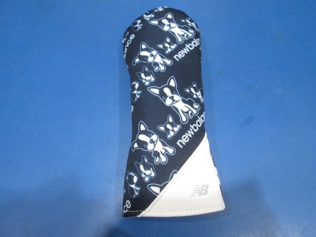 GK鈴鹿☆ 新品945 【UT用】ニューバランス ゴルフ★ヘッドカバー ユーティリティ用★0124284503★ネイビー★総柄★