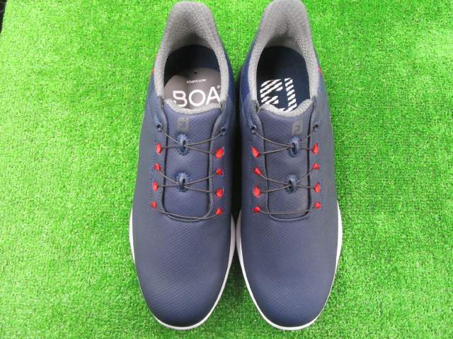 GK古城■ 【新品・値下げ】 180 フットジョイ 55458 【27.5ｃｍ】 W095 FUEL SPORT NV/RD★ネイビー/レッド★FOOTJOY★ゴルフシューズ★
