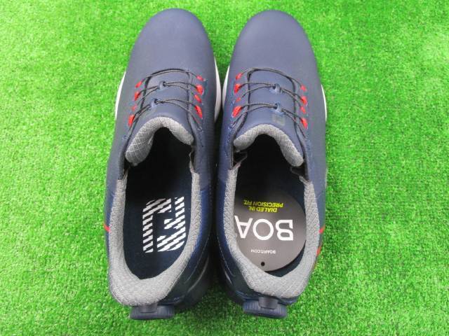 GK古城■ 【新品・値下げ】 180 フットジョイ 55458 【27.5ｃｍ】 W095 FUEL SPORT NV/RD★ネイビー/レッド★FOOTJOY★ゴルフシューズ★