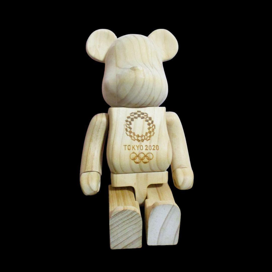 BE@RBRICK 400% ベアブリック 東京オリンピック 木製 箱無し BE@RBRICK 400% ベアブリック 東京オリンピック 木製 箱無し