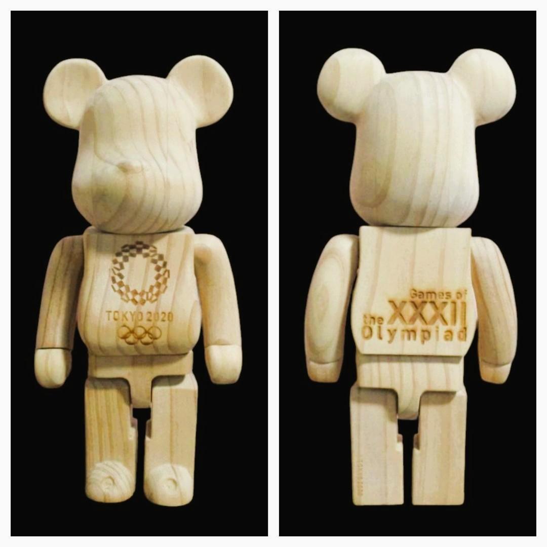 BE@RBRICK 400% ベアブリック 東京オリンピック 木製 箱無し BE@RBRICK 400% ベアブリック 東京オリンピック 木製 箱無し