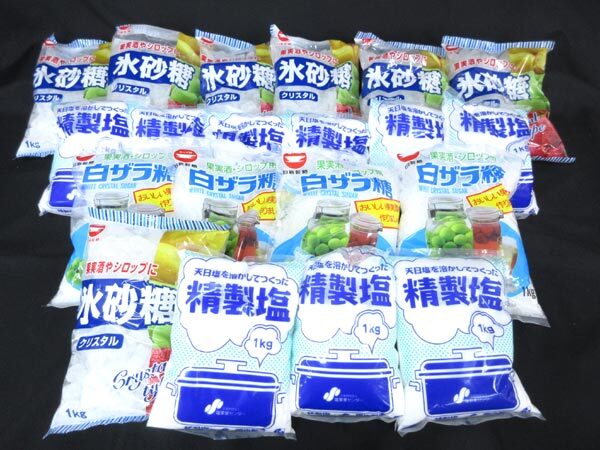 送料300円(税込)■co052■◎精製塩・氷砂糖 等 3種 20点【シンオク】