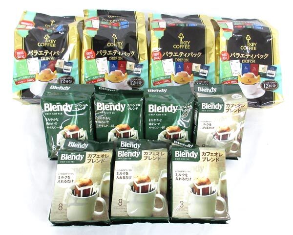 送料300円(税込)■co119■◎ドリップコーヒー(カフェオレブレンド 等) 3種 11点【シンオク】