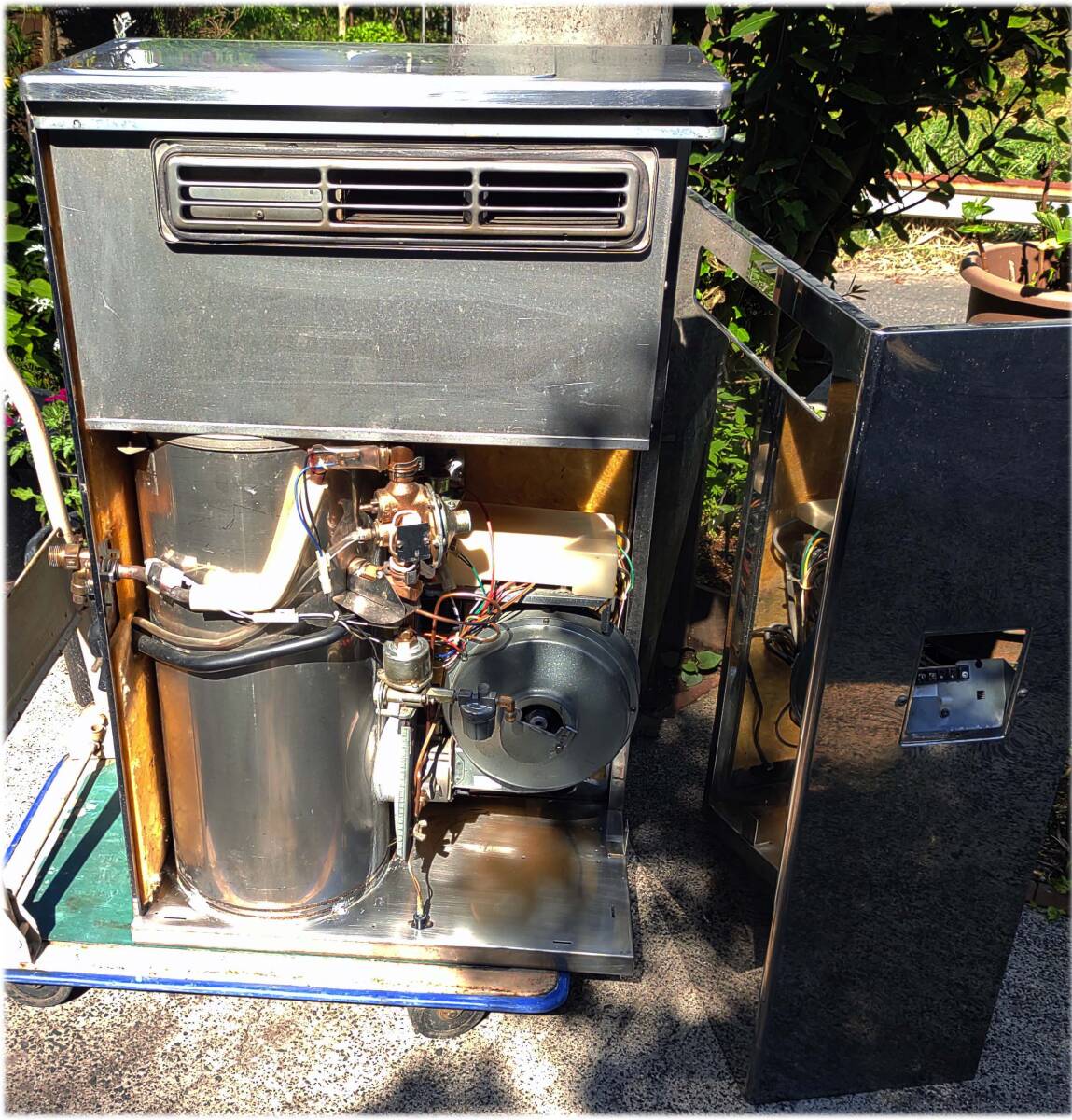長府 石油給湯器 IBF386SRG とリモコンスイッチ中古動作品(給湯 長府 石油給湯器 IBF386SRG とリモコンスイッチ中古動作品(給湯