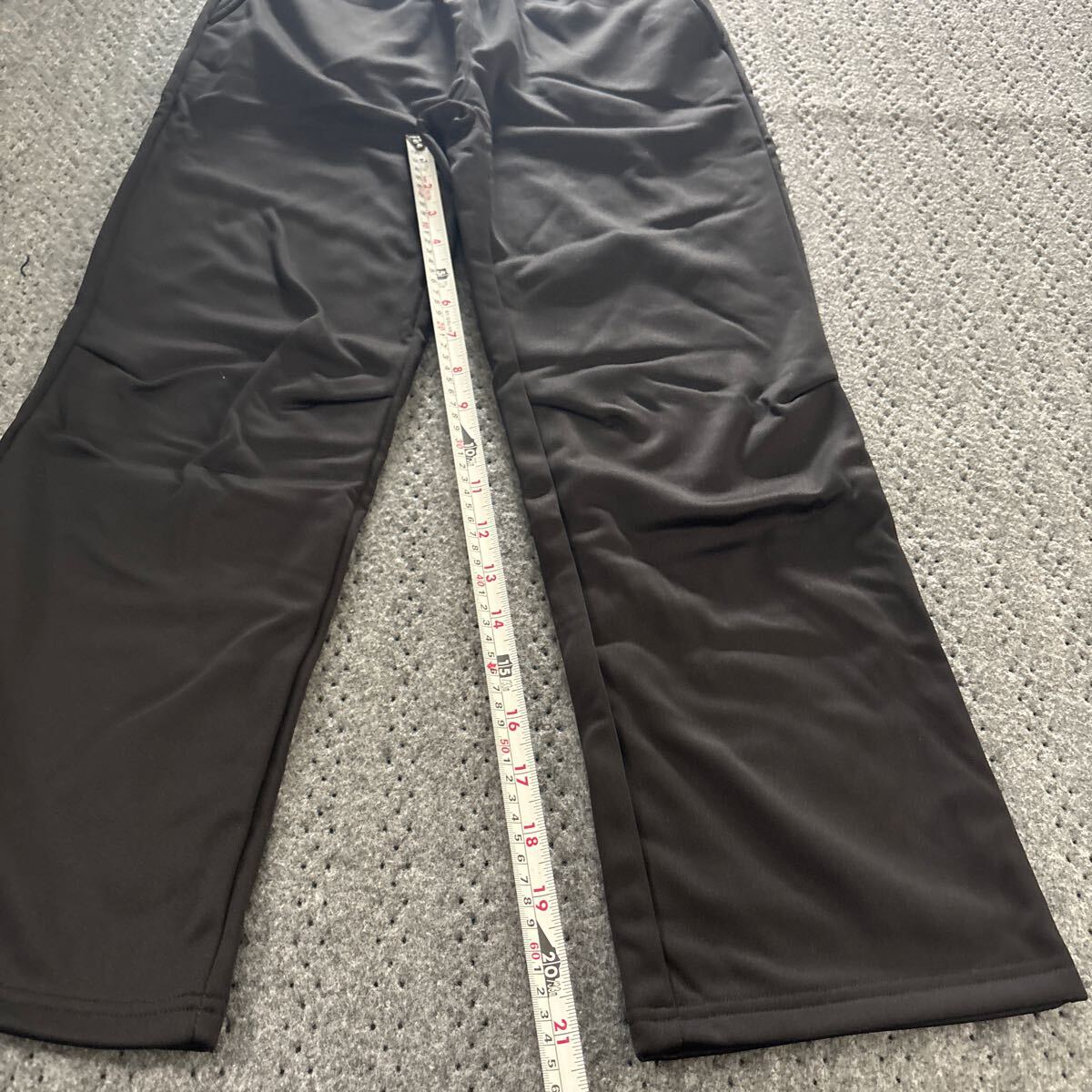 未使用●ジャージ ズボン/長ズボン/長ずぼん/黒/ブラック/スポーツ ウェア/運動着/パンツ/ランニング/ウォーキング/ジム/ずぼん★2417-5_画像4