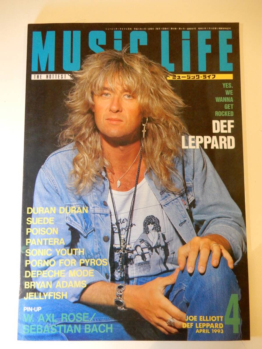 ^^[ music * life 1993 4]Def Leppard,Duran Duran,Sonic Youth,Kim Gordon,Depeche Mode,Jellyfish,Porno for Pyros