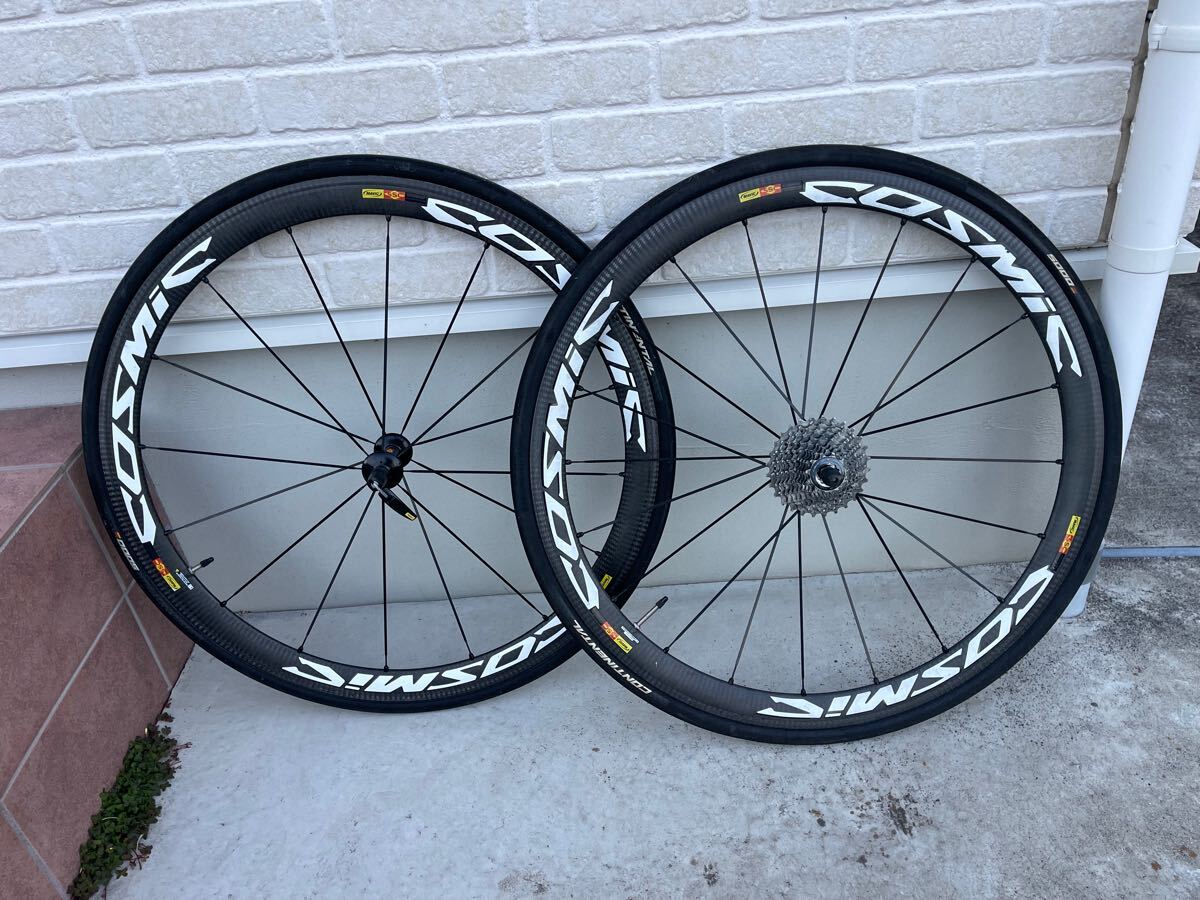 MAVIC (マビック) COSMIC CARBON 40 コスミック カーボン 40 クリンチャー シマノ用11S ホイールセット