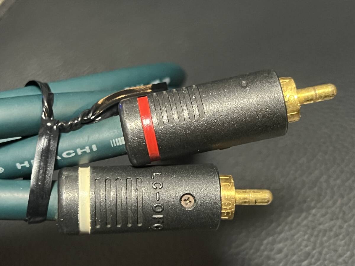 日立 HITACHI オーディオケーブル RCA QAX-112 LC-OFC class1 約