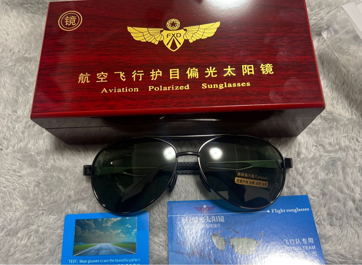 レア新品 実物 中国軍現役空軍戦闘機パイロット用サングラス レア新品 実物 中国軍現役空軍戦闘機パイロット用サングラス