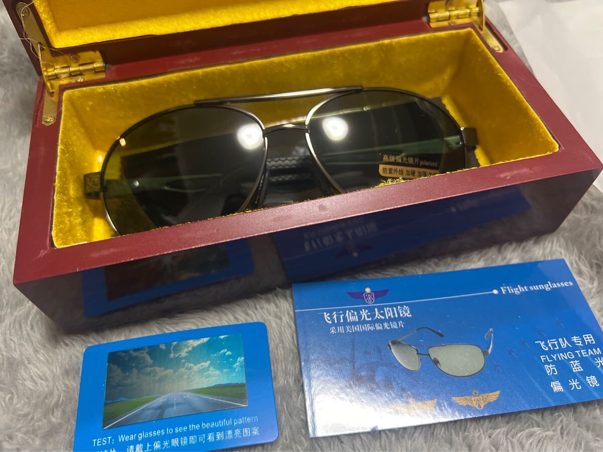 レア新品 実物 中国軍現役空軍戦闘機パイロット用サングラス レア新品 実物 中国軍現役空軍戦闘機パイロット用サングラス