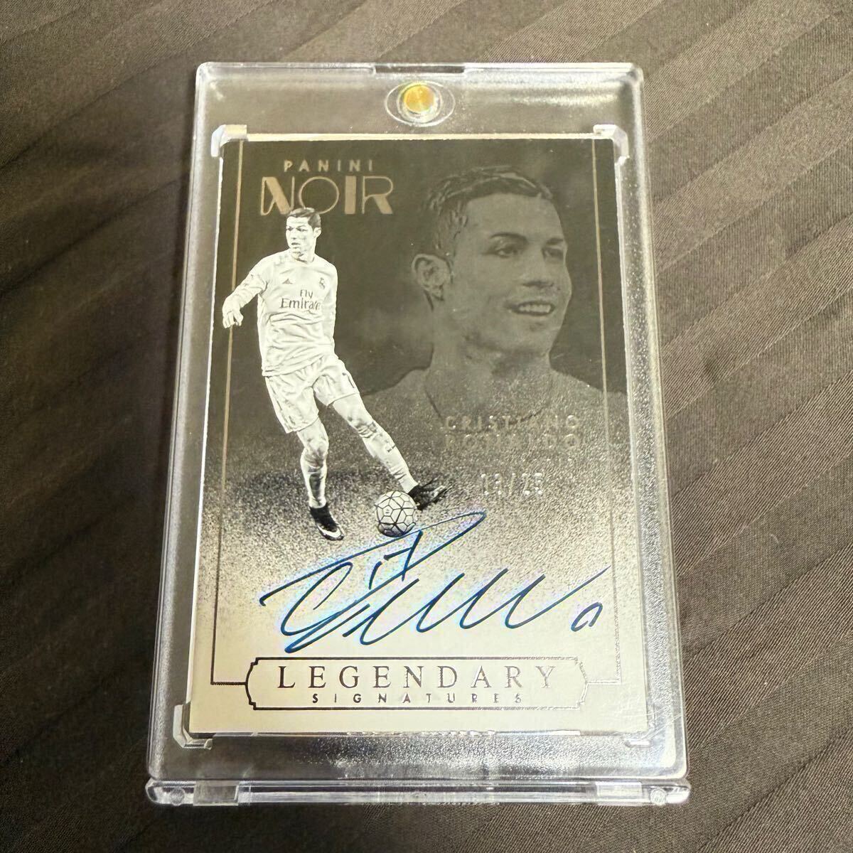 CRISTIANO RONALDO 2016 PANINI NOIR SOCCER AUTO CARD レアル CRISTIANO RONALDO 2016 PANINI NOIR SOCCER AUTO CARD レアル