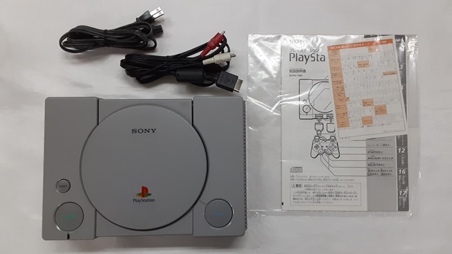 PS1 PS プレイステーション 本体 ケーブル SCPH-7000 コントローラーなし 動作確認済
