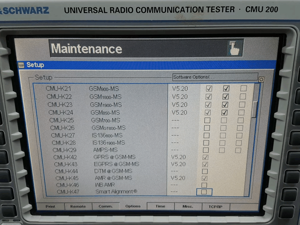 [NBC] R&S CMU200: 無線機テスタUniversal Radio Communications Tester (105221)
