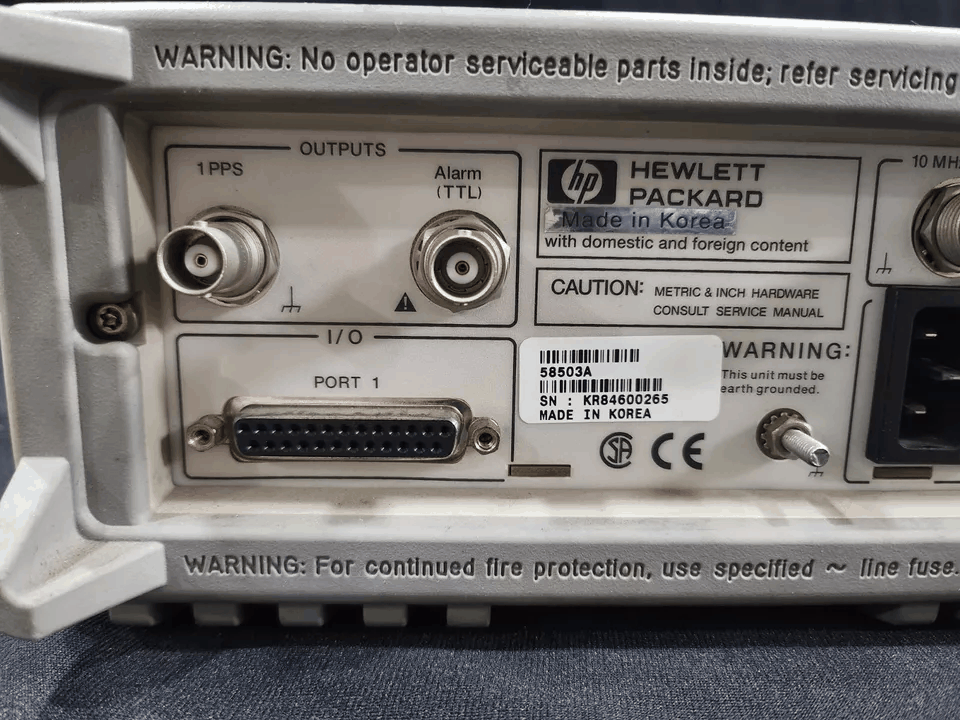 [NBC][ текущее состояние распродажа ]HP 58503A GPS час / частота стандарт ресивер GPS Time and Frequency Receiver (0265)
