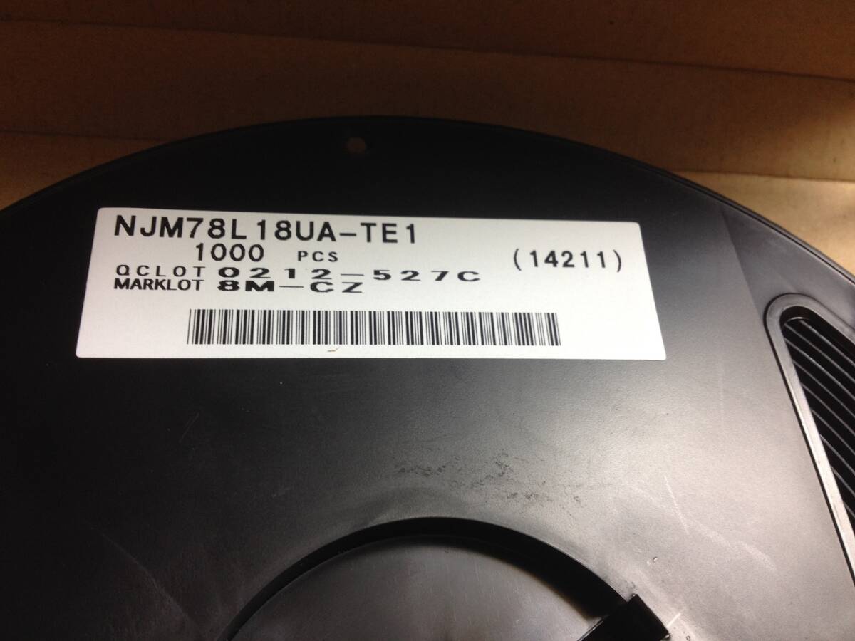 三端子レギュレータ NJM78L18UA-TE1 40V 0.1A 350mW 1000個 三端子レギュレータ NJM78L18UA-TE1 40V 0.1A 350mW 1000個