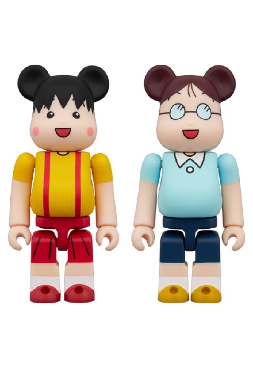 ベアブリック /BE@RBRICK まる子 & たまちゃん　100% 2pc(メディコムトイ・フィギュア・ちびまる子ちゃん・さくらももこ)