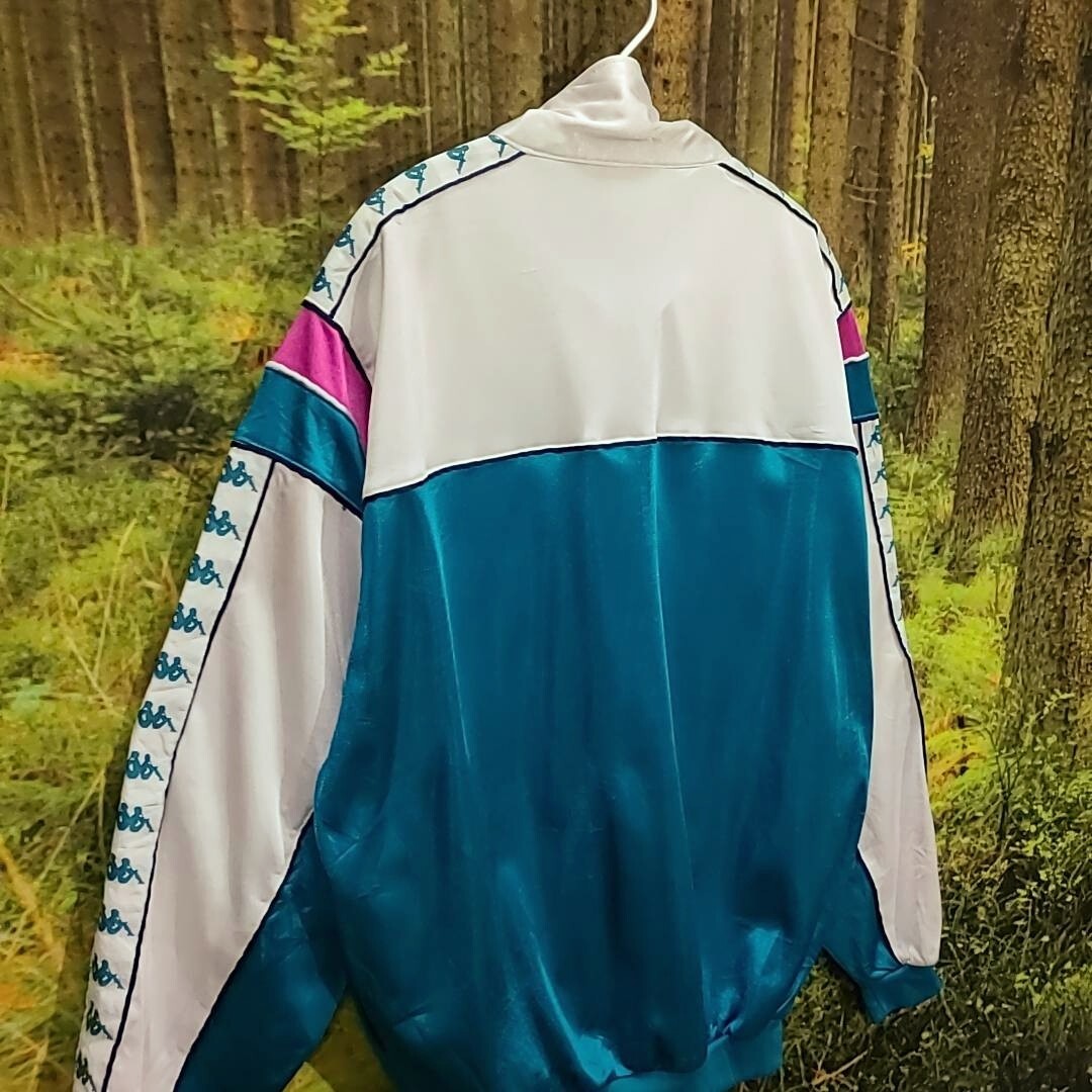 逆輸入 KAPPA ビンテージ 90年代 90s 送料無料 カッパ イタリア製 光沢 カッパ