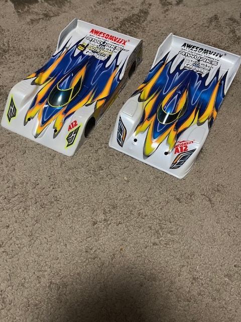 売れ筋がひクリスマスプレゼント！ 1/12Racingペインター塗装ボディー オーソマティックスA12用 2枚 その他