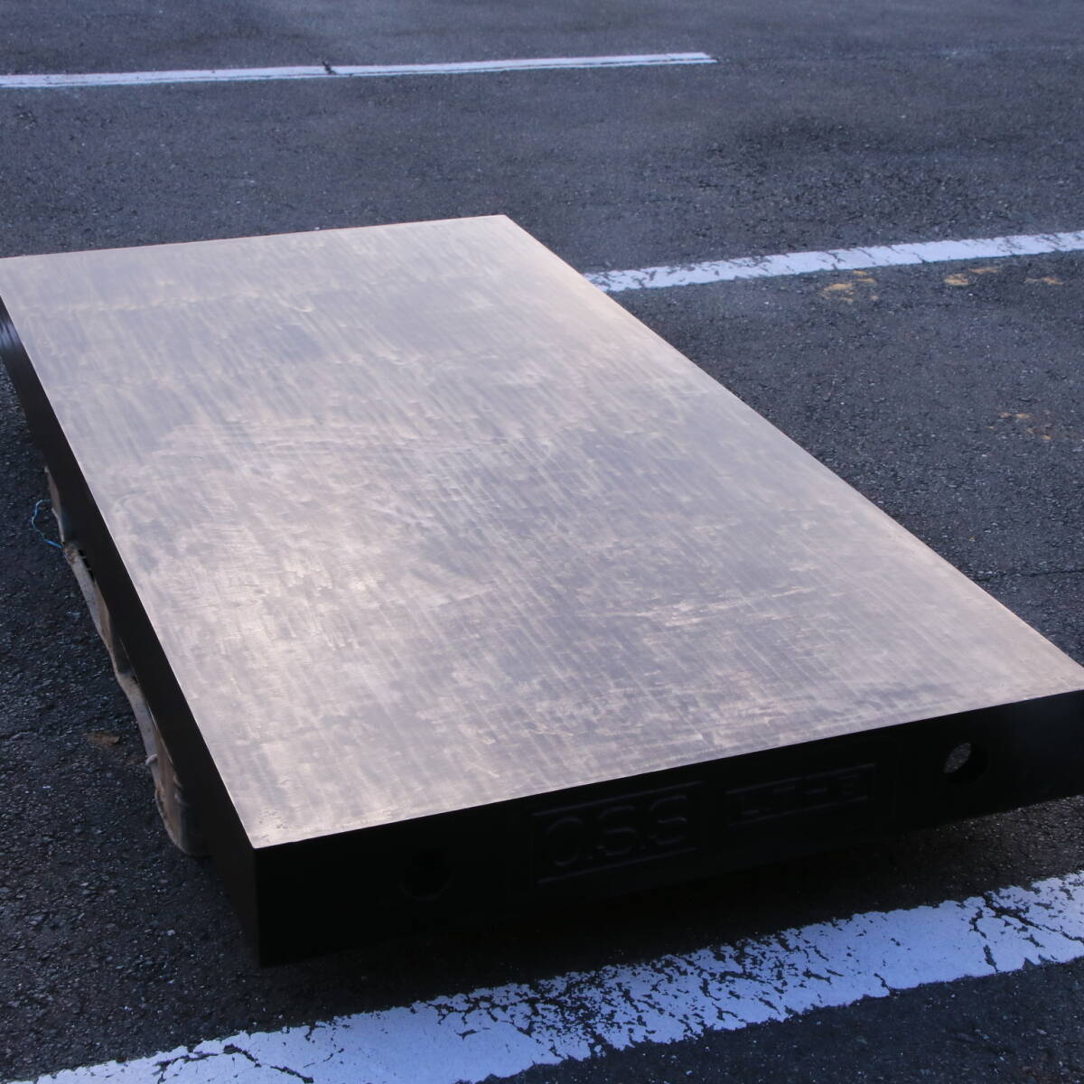 あ//A8873K　定盤　大西測定工具　OSS LT-B 　鈑金用定盤　2000x1000x145