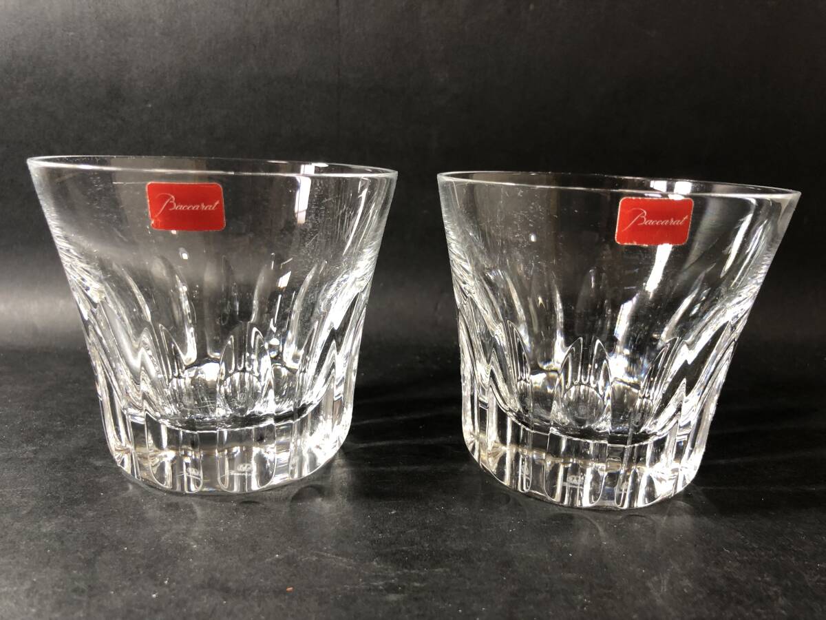 西洋ガラス バカラ BACCARAT ロックグラス ペア アルクール 西洋ガラス バカラ BACCARAT ロックグラス ペア アルクール