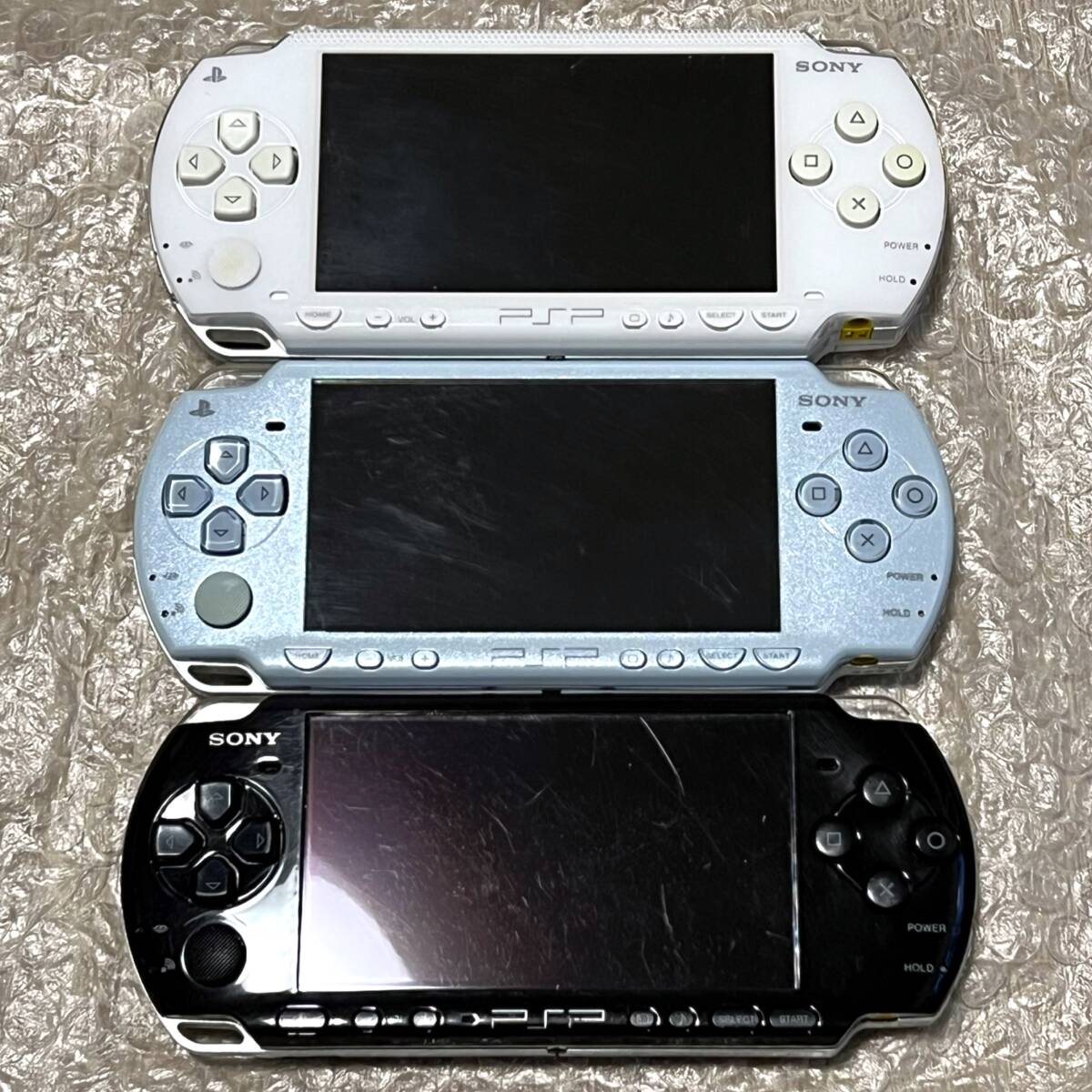 動作確認済み〉PSP-1000 セラミックホワイト・PSP-2000