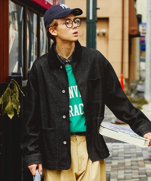 「EMMA CLOTHES」 デニムジャケット M ブラック メンズ