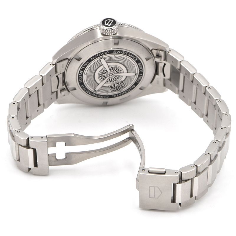 [3 год гарантия ] TAG Heuer мужской o-ta vi aWBE5116.EB0173 WBE5116 коробка гарантия имеется календарь голубой циферблат самозаводящиеся часы наручные часы б/у бесплатная доставка 