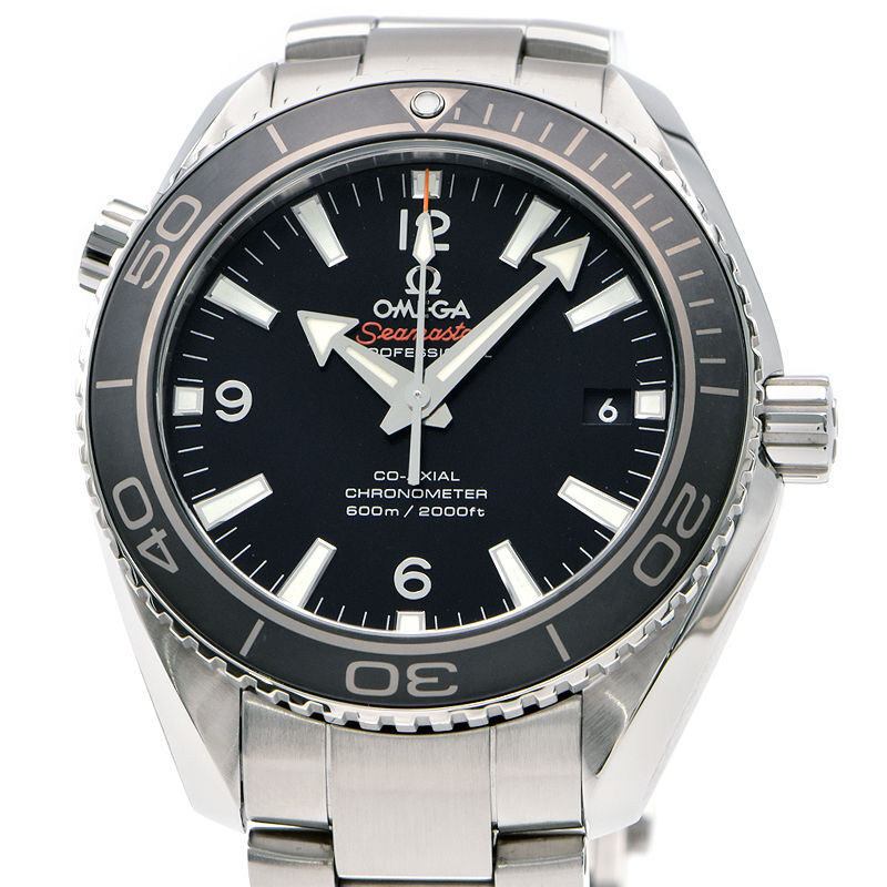 [3年保証] オメガ メンズ シーマスター プラネットオーシャン 42MM 232.30.42.21.01.001 里スケ ダイバー 自動巻き 腕時計 中古 送料無料