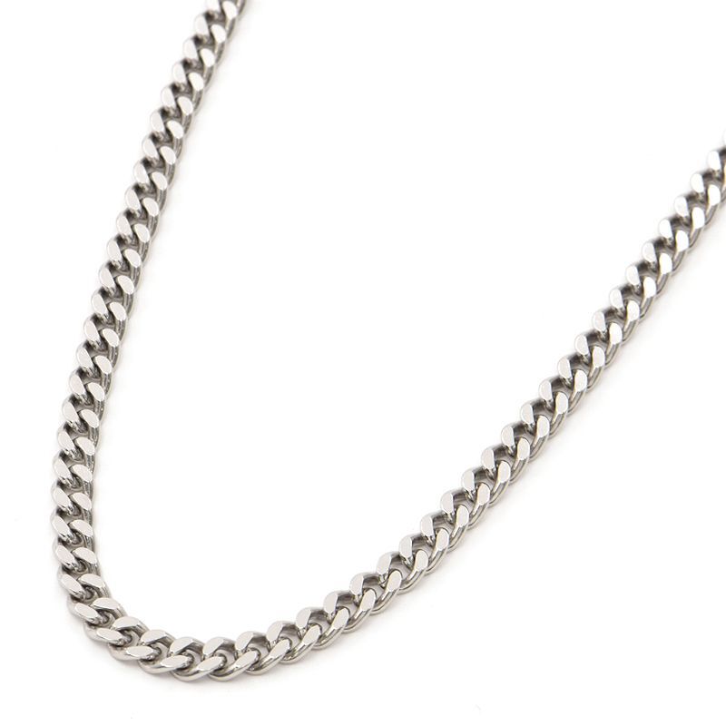 喜平ネックレス 2面シングル 50cm 30.0g Pt850 造幣局検定刻印 プラチナ キヘイネックレス 中古 送料無料