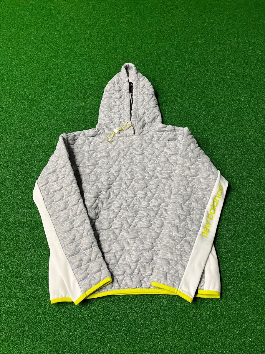 【在庫処分】レディース　ニューバランス ゴルフ　 スウェットパーカー フーディー　012-1262503 グレー　サイズ1 定価15,400円