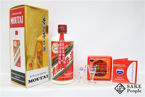 【貴州茅台酒】天女ラベル 2024年 53% 500ml ミニグラス付 ○注目! 貴州茅台酒 天女 2024 53% 500ml マオタイ酒 箱 冊子