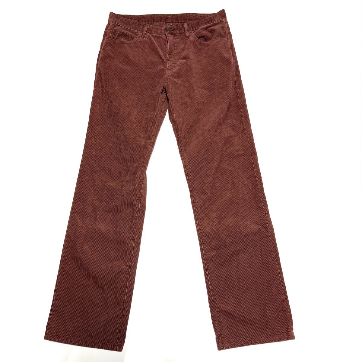 w32の84㎝　UNIQLO コーデュロイパンツ　ボトムス　メンズ　廃盤モデル　ストレート　カジュアル　即決