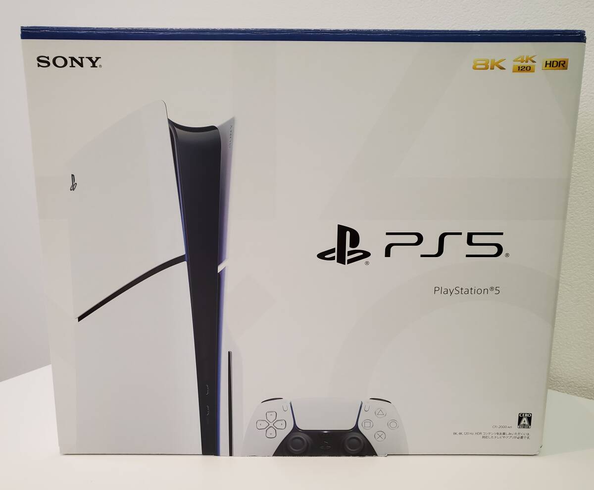 PlayStation 5 CFI-2000 A01 【1TB】 本体ディスクドライブ搭載モデル 　PS5 本体 SONY　※横置き用フック欠品・使用頻度少