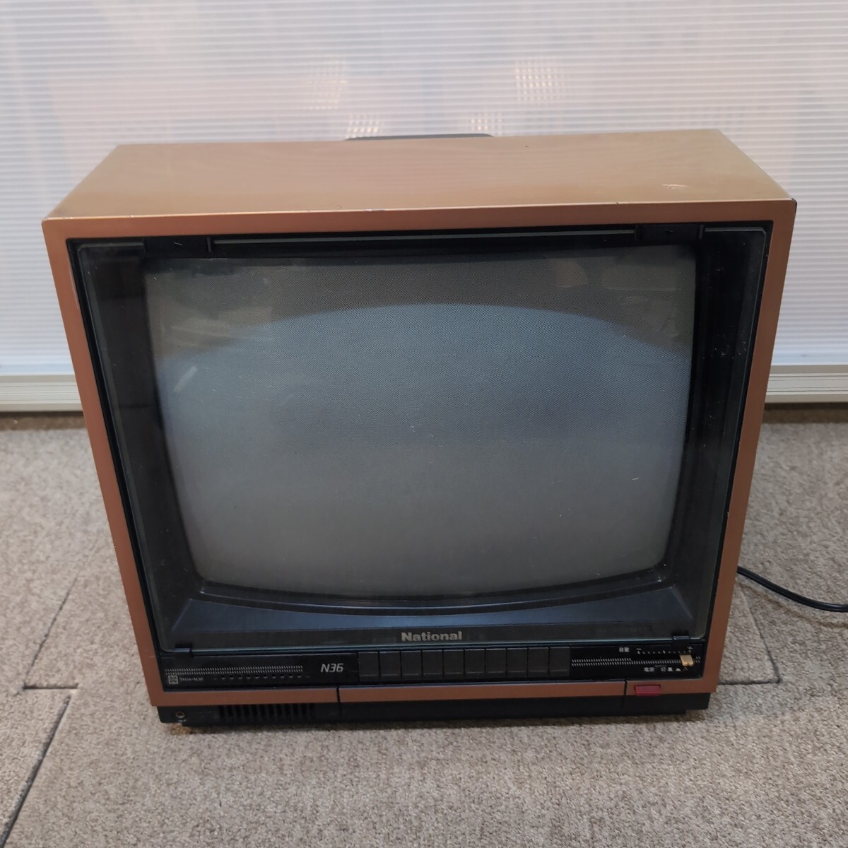 ブラウン管テレビ TH14-N36 National 14インチ 1985年製 ブラウン管テレビ TH14-N36 National 14インチ 1985年製