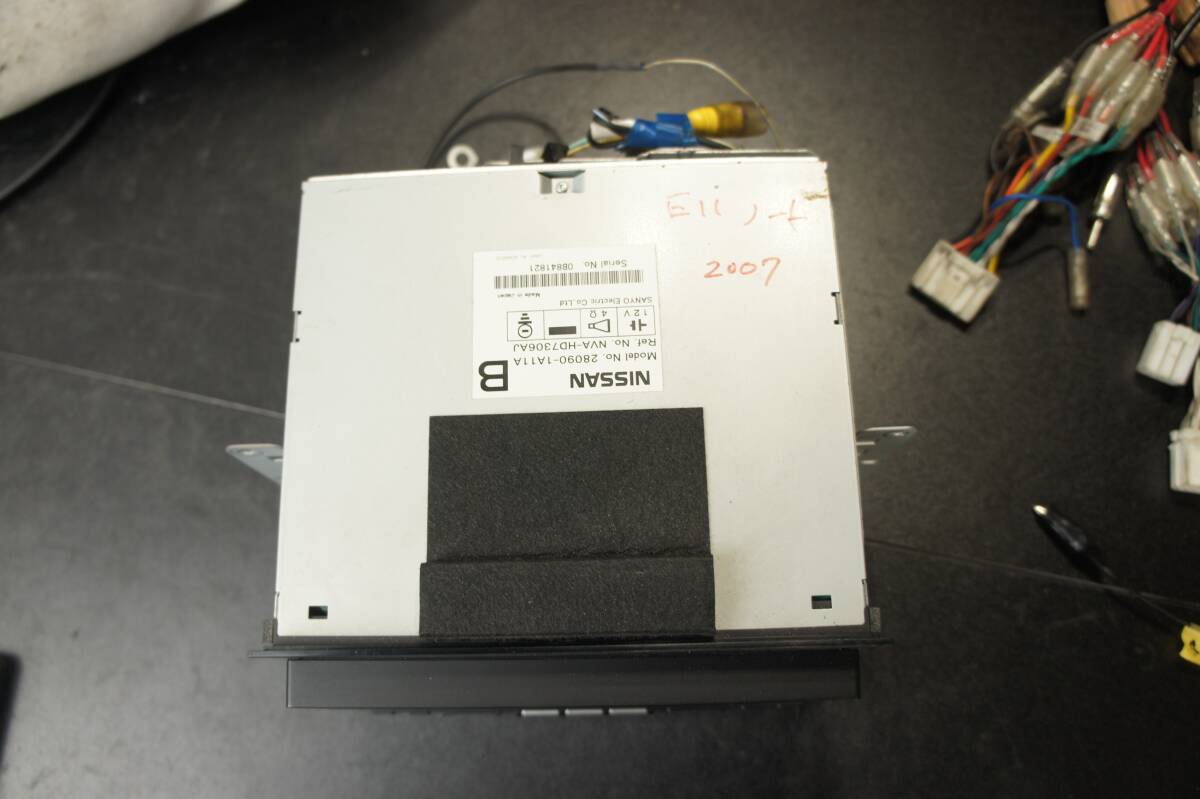  рабочее состояние подтверждено 28090-1A11A 2007 год карта HDD navi 2DIN карта памяти CD 1 SEG навигационная система NVA-HD7306AJ Nissan оригинальный @9186s