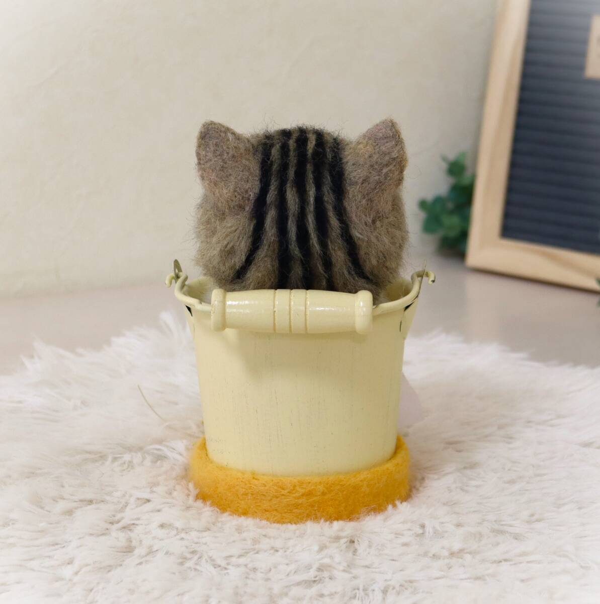funwari□□□ 羊毛フェルト まっ白 ふわふわ 白猫 子猫 funwari□□□ 羊毛フェルト まっ白 ふわふわ 白猫 子猫
