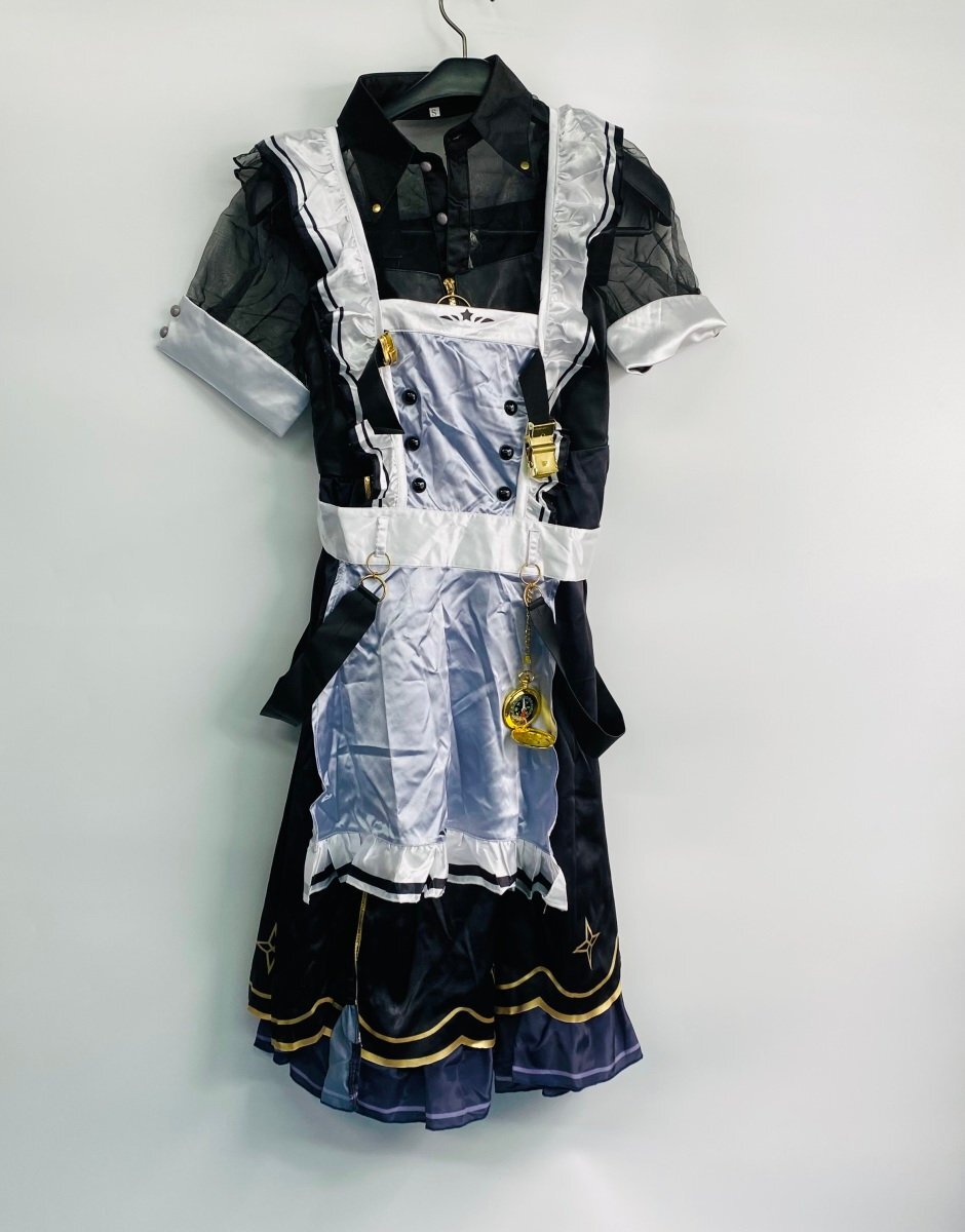 中古品 コスプレ衣装 Hololive ホロライブ 星街すいせい風 戦うメイド 女性Sサイズ