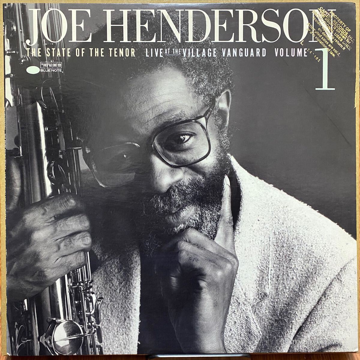 【オリジナル】Joe Henderson - The State Of The Tenor Live At The Village Vanguard Vol.1 BT-85123