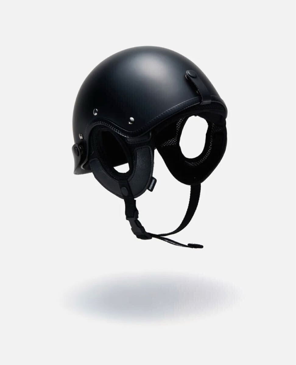 NEIGHBORHOOD ブラック　Ｌサイズ HALF HELMET ネイバーフッド　アルマジロヘルメット ハーフヘルメット 半キャップ