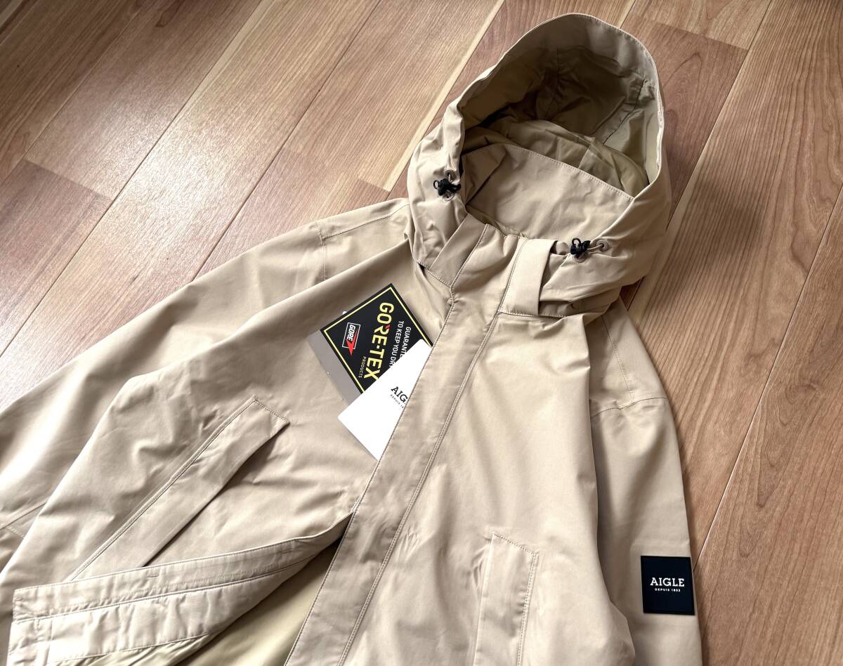 AIGLE エーグル ☆チェック柄 ゴアテックス パーカー M （3E ハ