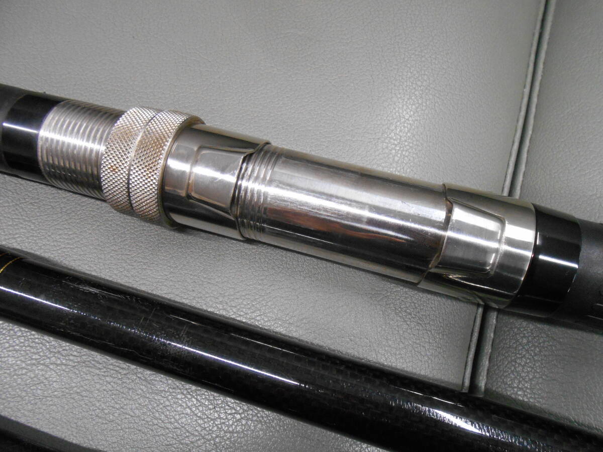 がまかつ名竿　大型石鯛、クチジロ竿　がま磯ガンティス50-500　綺麗なお品です。大型石鯛、クチジロ、クエ、ガーラ狙いに最適。No.2