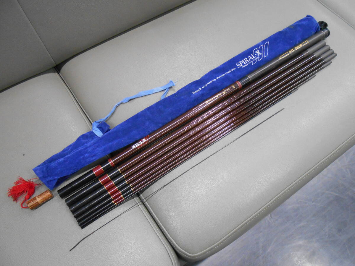 オリムピック名竿 渓流竿 スパイラルSS春流 硬調450 綺麗なお品