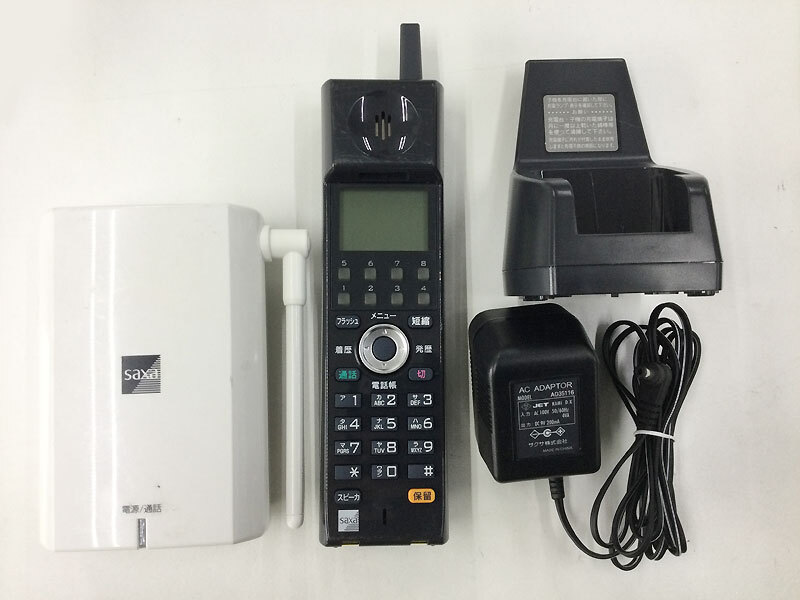 saxa（サクサ）DCT805 コードレス電話機＋WS805 アンテナセット 中古ビジネスフォン★保証付き・本州送料無料★(管理番号1999)