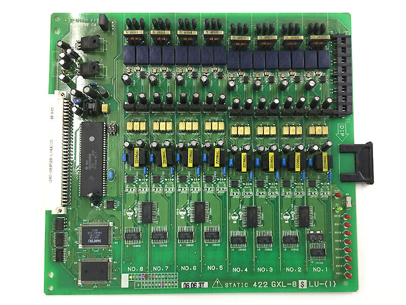 NTT GXL-8SLU-(1)：8単体電話機ユニット基板 中古リユースビジネスフォン用ユニット(管理番号2229)★保証付き・本州送料無料★