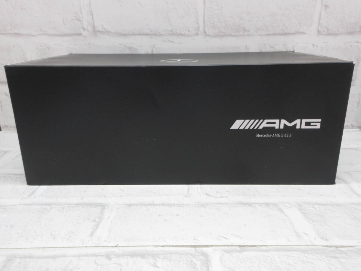 ミニカー　1/18　メルセデスベンツ　AMG　E63S　デジーノダイヤモンドホワイトブライト　ディーラー正規品　モデルカー