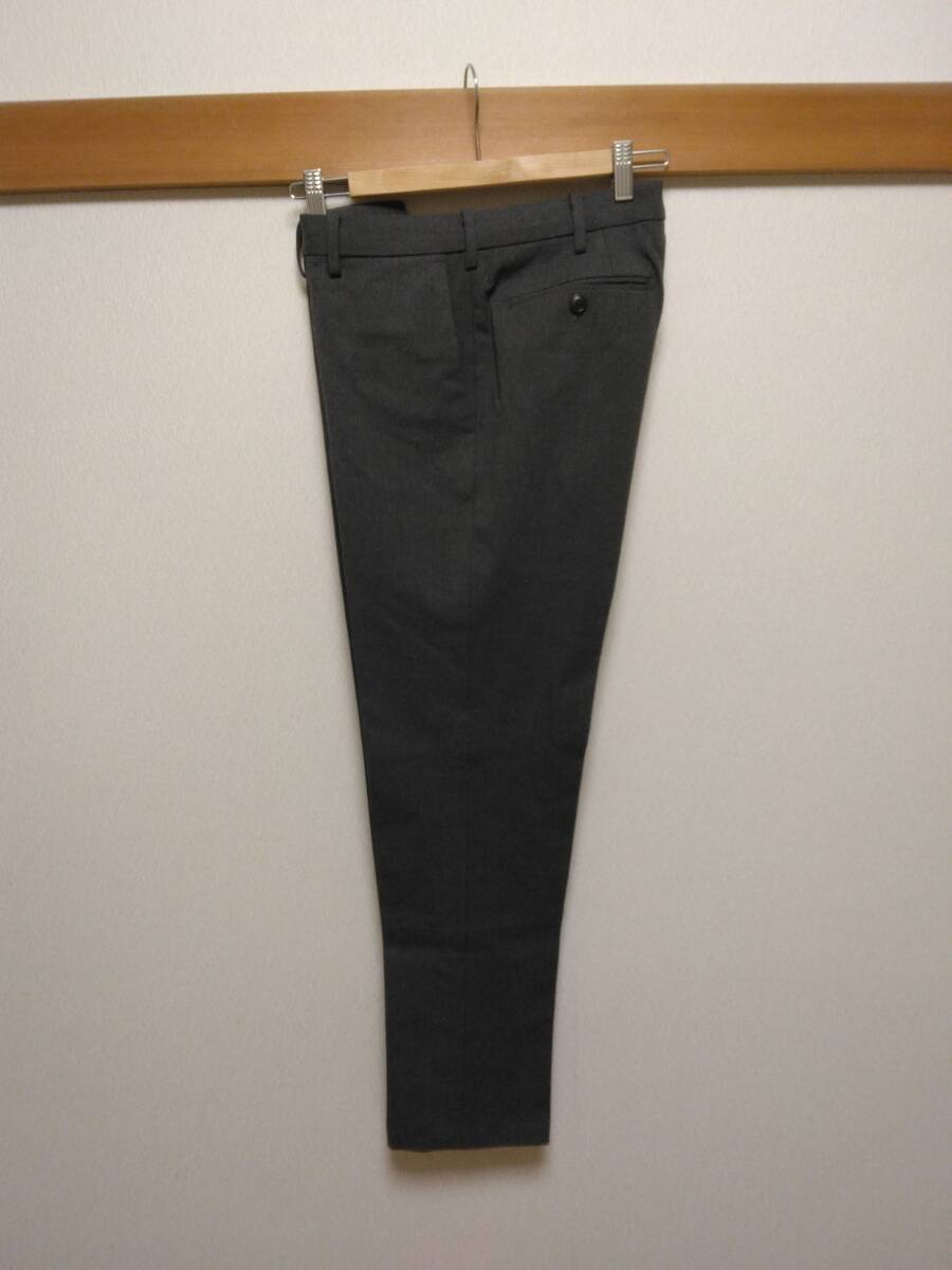 1回着ユニクロUNIQLOヒートテックパンツスラックスグレー７6