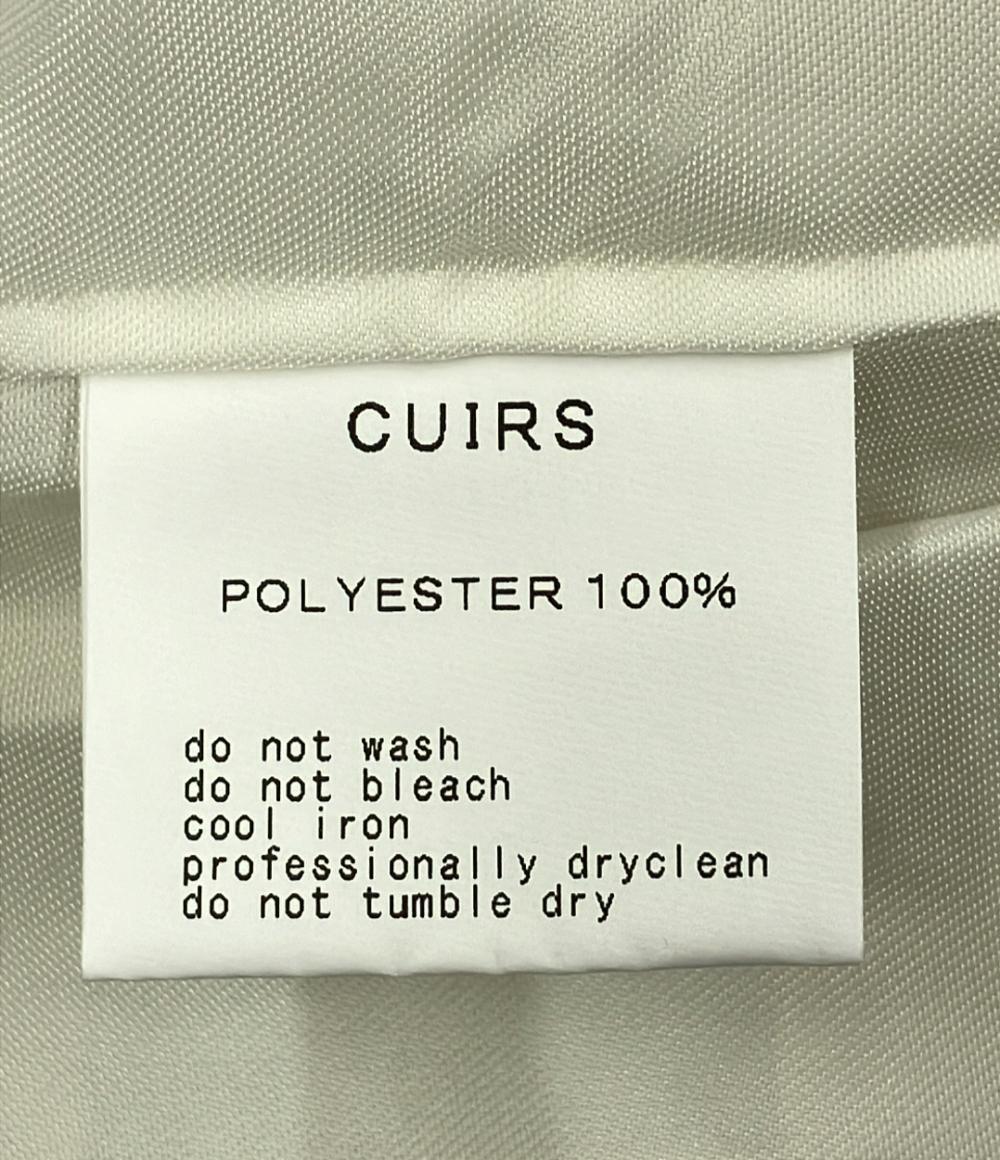 キュイー ツイードノーカラージャケット レディース Cuirs