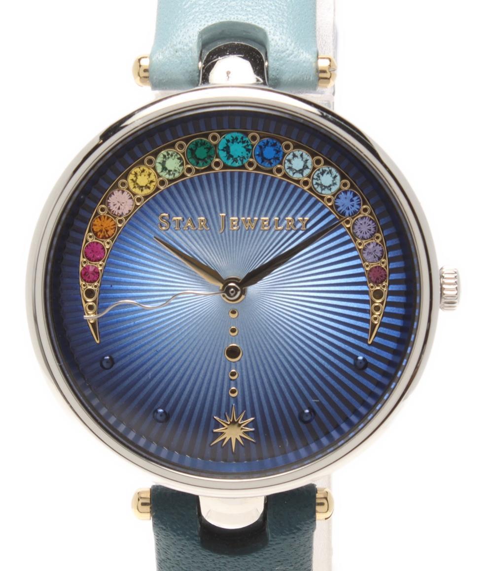 スタージュエリー 腕時計 MOON RAINBOW クオーツ レディース STAR JEWELRY