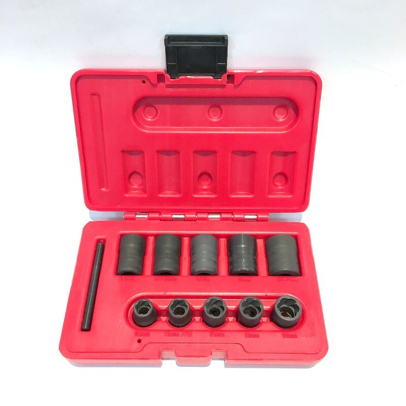 マックツールズ SXT10LRA 10Pc. 3/8"Dr. ツイスト ソケットセット (10-19mm) 工具 作業工具 DIY メンテナンス MAC TOOLS △ DW2601