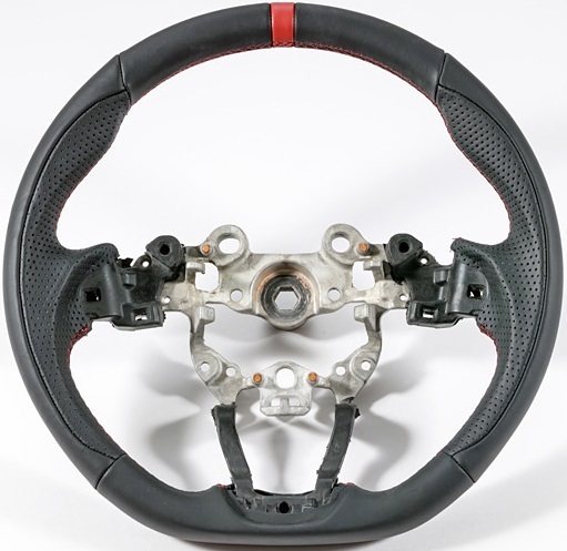 【M's】MAZDA CX-3(DK) CX-5(KF) CX-8(KG) デミオ(DJ) アクセラ(BM/BY) DAMD スポーツ ステアリング (ナッパレザー)／／SS360-M(L) ダムド_画像4